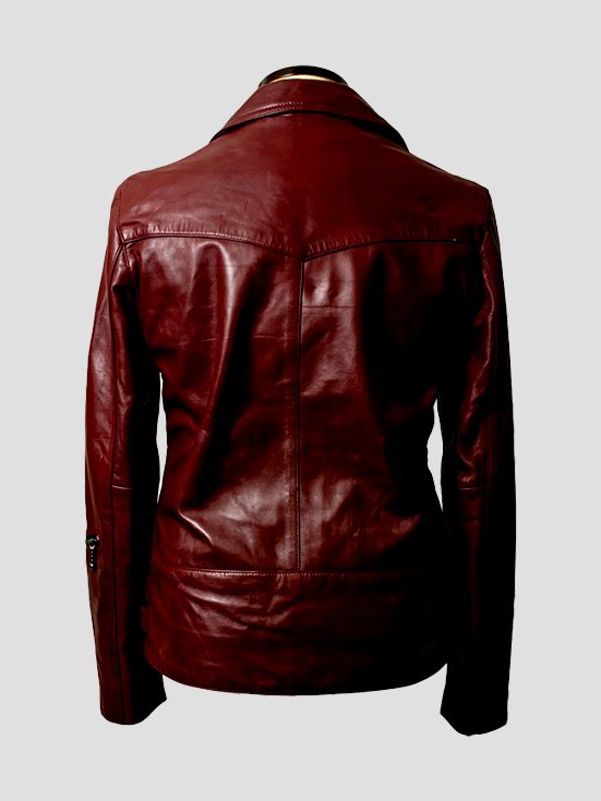 Adventurer's-Roam-Sheep--Leather-Rider-Jacket-WineRed-Back