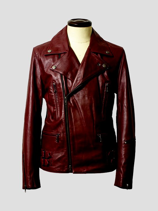 Adventurer's-Roam-Sheep--Leather-Rider-Jacket-WineRed-Front