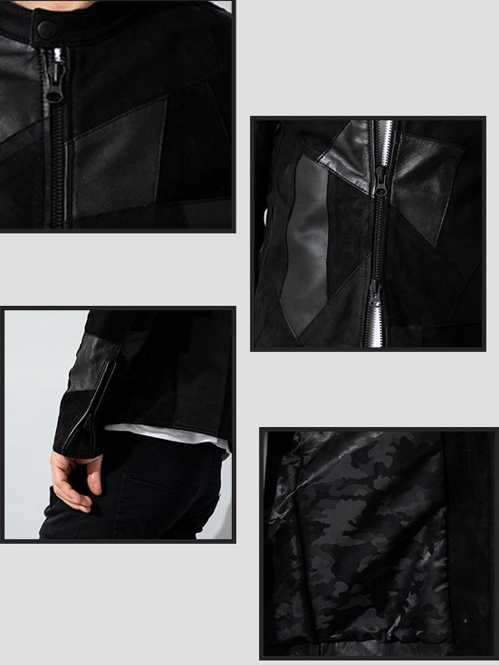 Motley-Mosaic-Patchwork-Leather-Jacket-Detail-View
